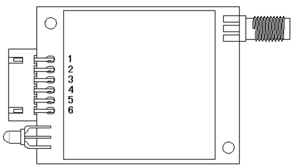 LoRa无线通信模块LoRa6100Pro的引脚